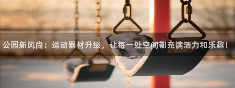 征途国际新能源：公园新风尚：运动器材升级，让每一处空间都充满
