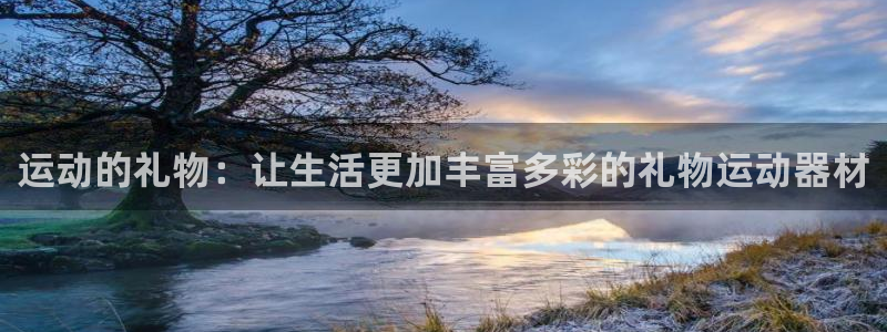 征途国际开户:运动的礼物:让生活更加丰富多彩的礼物运动器材